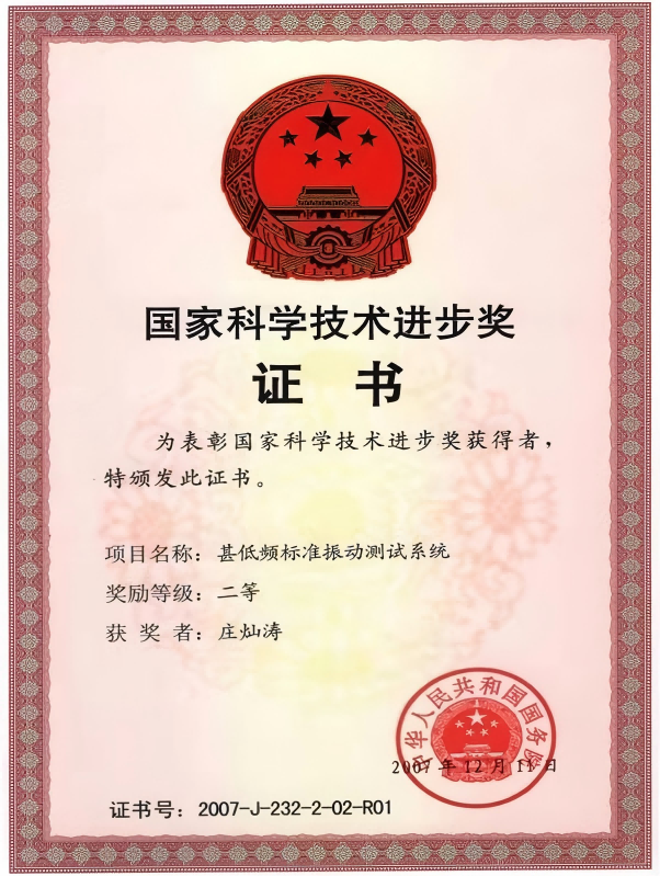 Won the National Science and Technology Progress Second Prize; undertook the construction of Bangladesh national seismic network